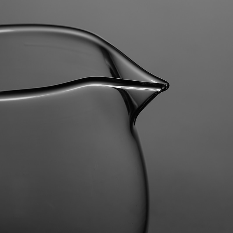 Tangpin värmebeständigt glas te kannor transparenter gongdaobei chahai glas kaffe te kopp drinkware