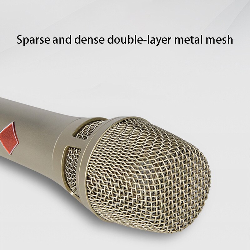 DM-105 Handheld Microphone, Network Mobile Phone K Song Anchor Live Shouting Microphone Recording Condenser Microphone