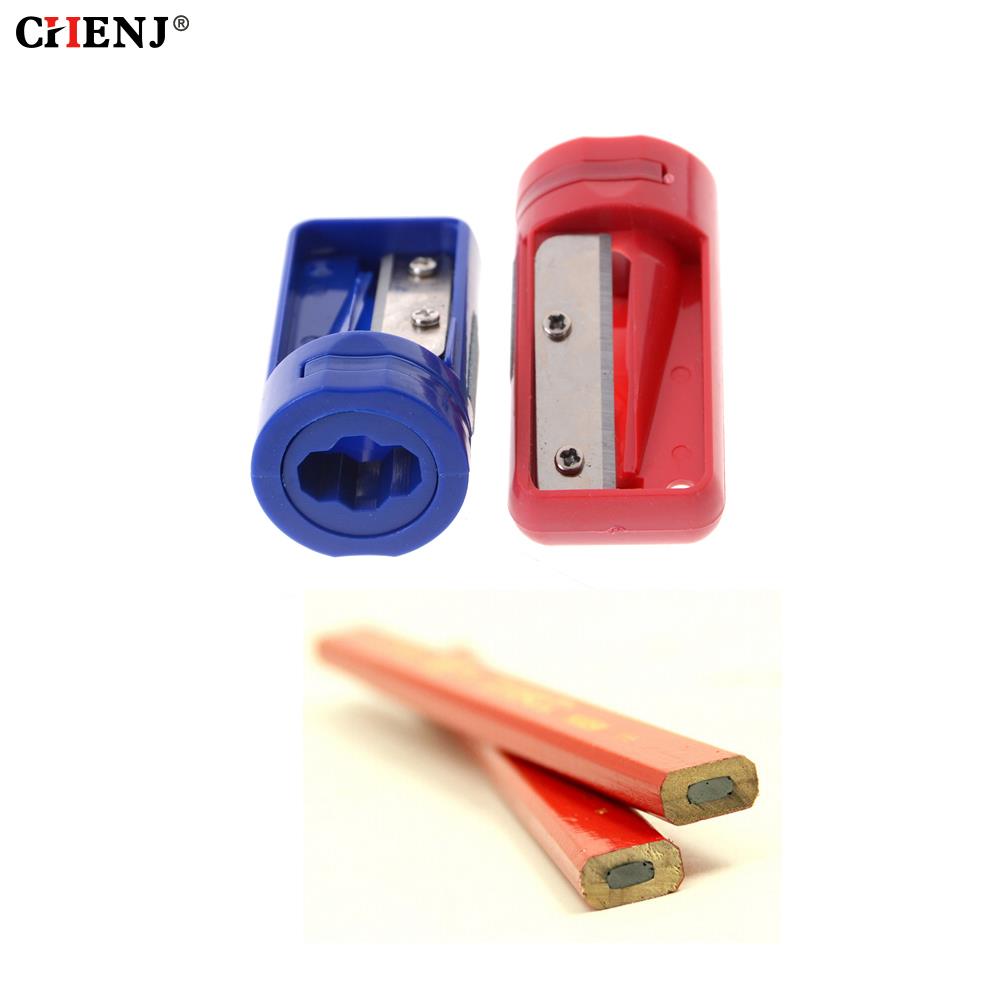 Lápiz de maquillaje multiusos para carpintero, afilador de lápices de madera, cortador, afeitadora, herramienta de afilado estrecho, sacapuntas, 1 ud.