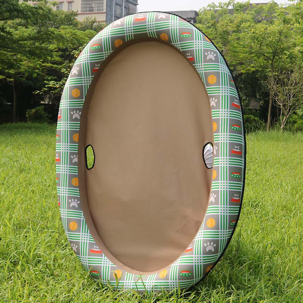 Flotador de seguridad inflable portátil para piscina de perro, círculo hinchable para nadar, cama de agua para mascotas, juguetes de piscina para perros y mascotas, juguete de playa para agua