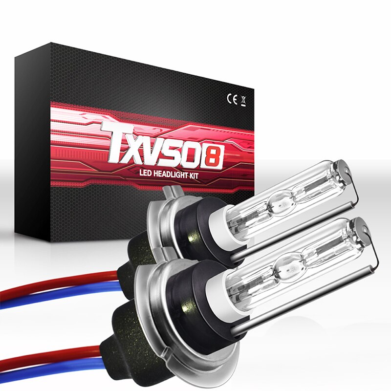Bombillas de faro delantero de coche, Kit de Xenón HID H7, 55W, 12V, 5000K, 6000K, 8000K, 10000K, 12000K, ampolla de faros automáticos, 2 uds.