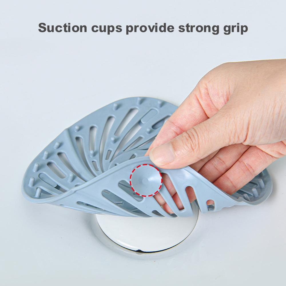 Bathroom Accessories Hair Catcher Durable Hair Stopper With Suction Cups Drain Cover For Bathroom Bathtub Kitchen Sink