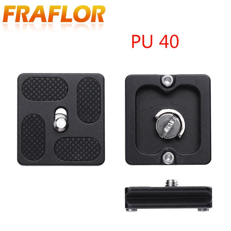 PU series Aluminum Alloy Tripod Head Quick Release Plate PU40 PU50 PU60 PU70 P100 With 1/4 inch Mounting Screw for SLR camera