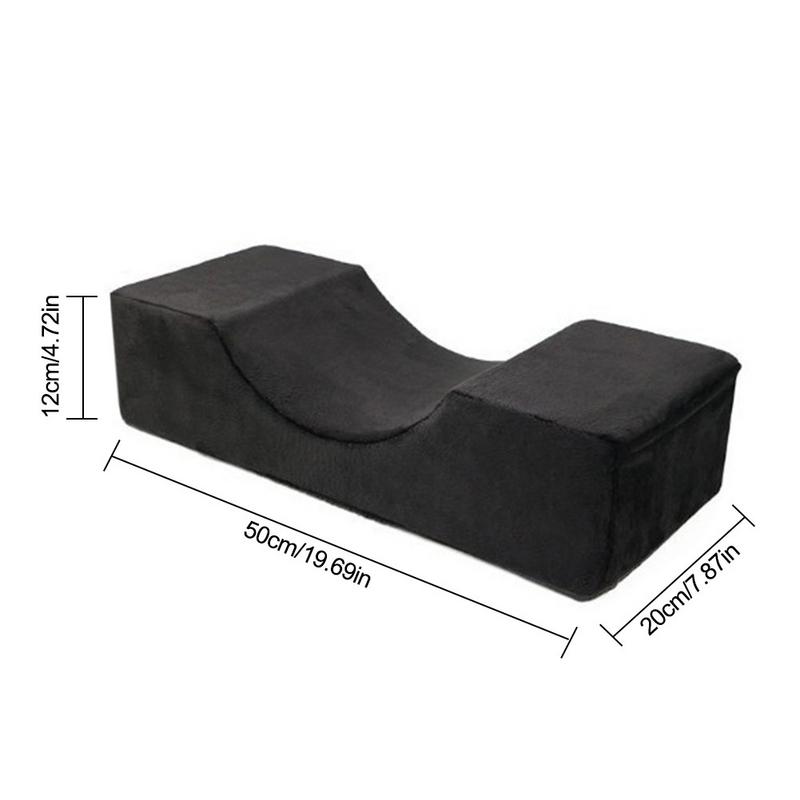 Enkelt verktyg flanell ögonfransskudde salong använd memory foam hals special ympning ergonomisk förlängning kurvstöd stativ
