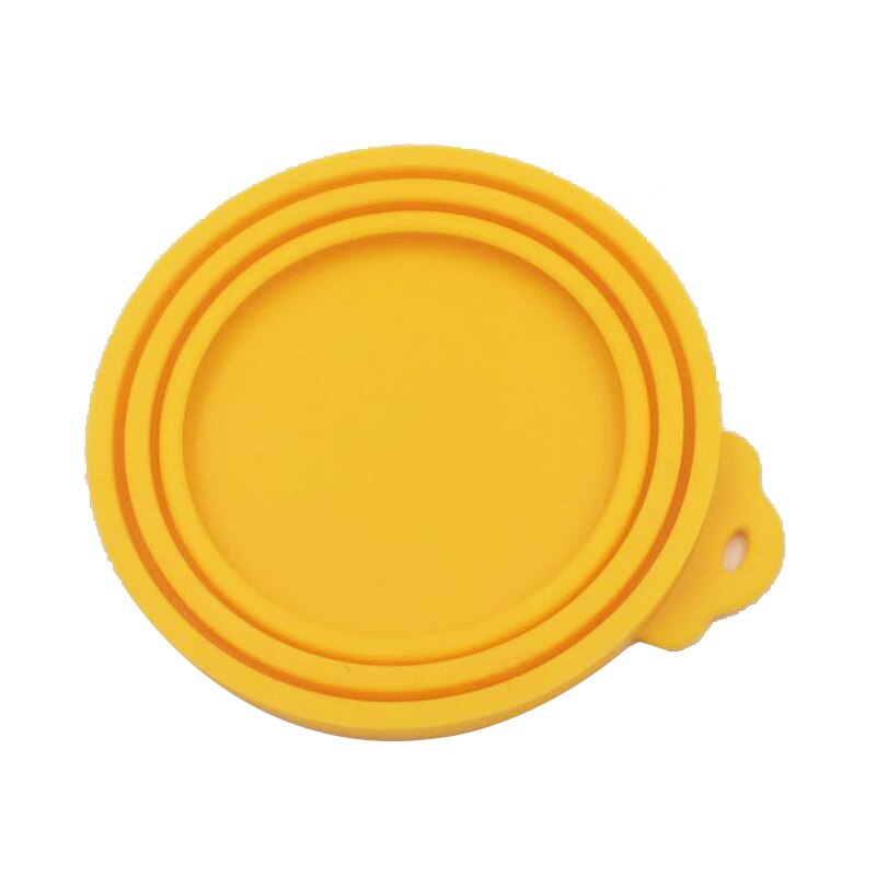 3 stuks siliconen blikvoer deksel afgesloten voerbakken voedsel blik deksel voor puppy hond kat opslag bovenkap herbruikbare deksel  d6: C