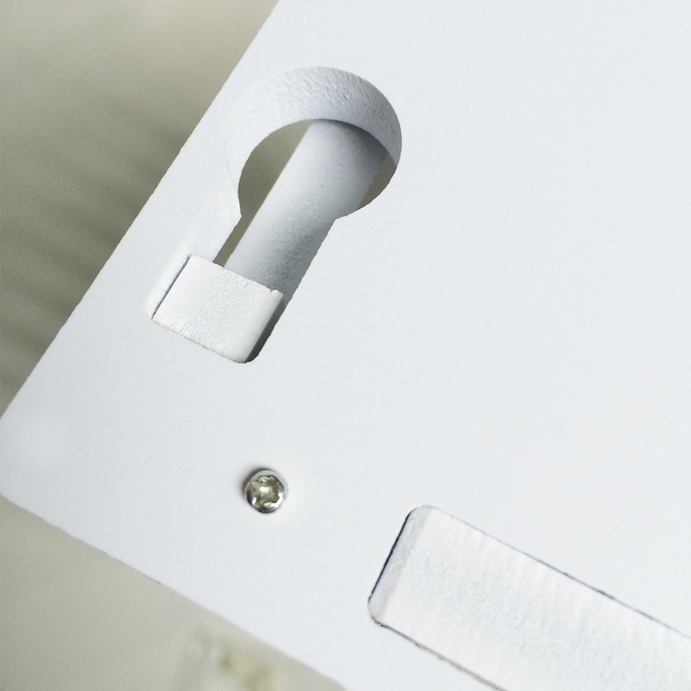 yazi Wifi Router Storage Box Wood-Plastic Shelf Wall Hangings Bracket Cable Organizer M L 2 Size