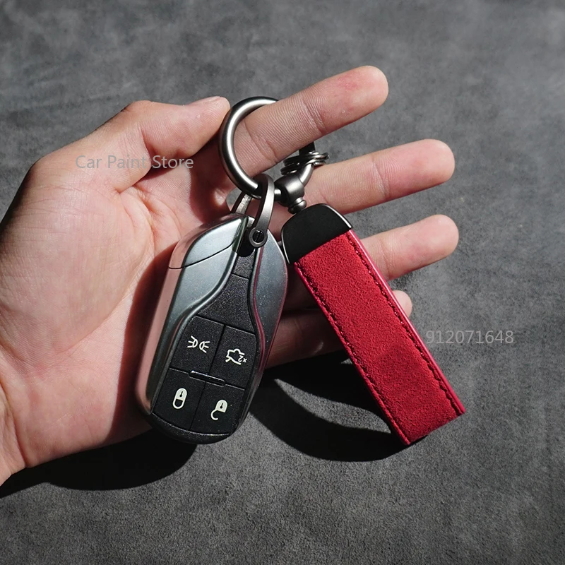 Auto Metaal Leer Suède Styling Power Emblem Sleutelhanger Sleutelhanger Ring Voor BMW M X1 X3 X4 X5 X6 X7 E46 E90 F20 E60 E39 Accessoires