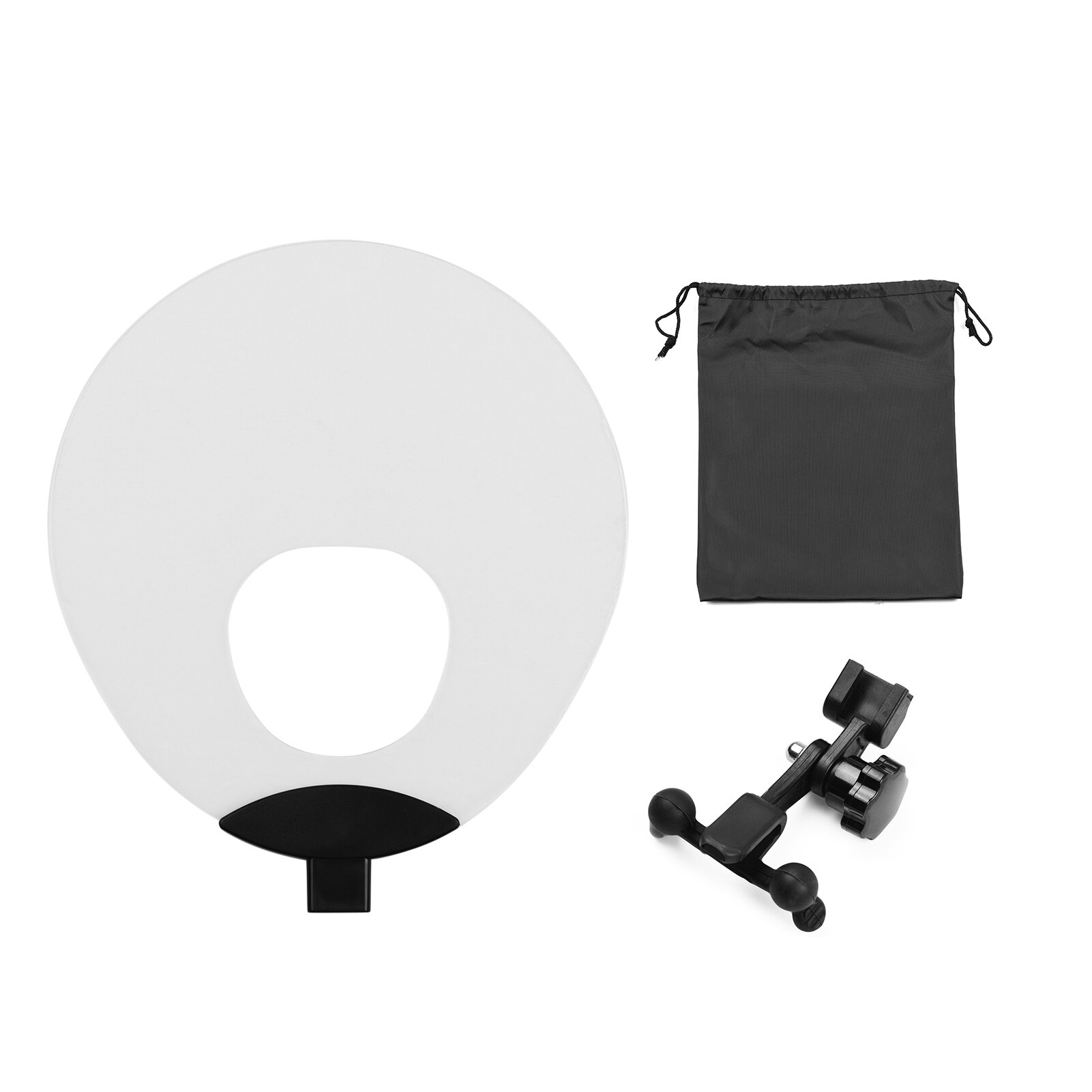 Plastic Saxofoon Deflector Geluid Deflector Shield Met Mute &amp; Weerspiegelen Geluid Functies Voor Wind Instrument: Default Title