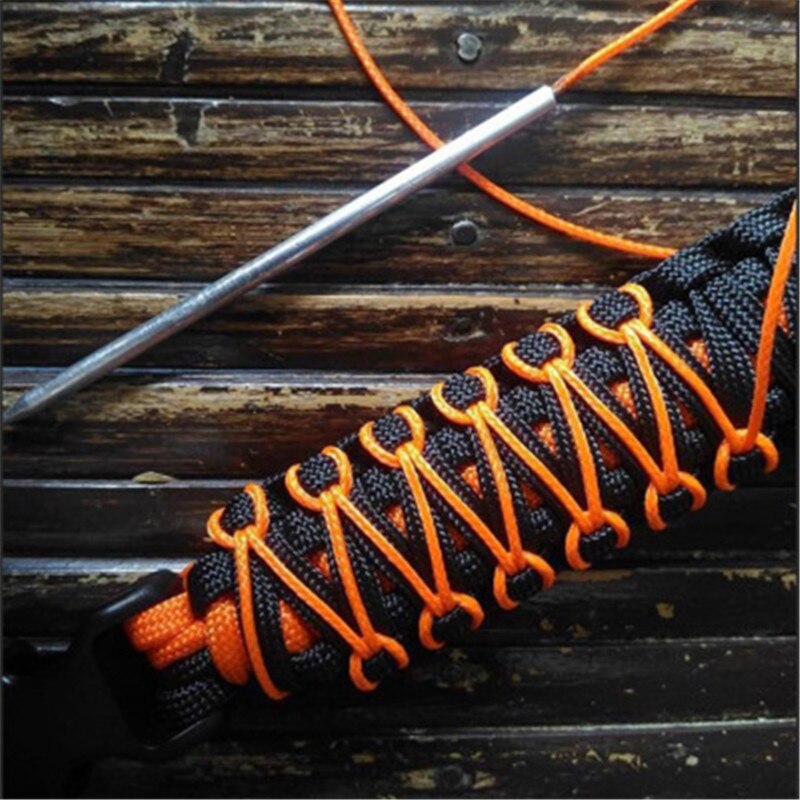 Rvs Paracord Naald Armband Vetersluiting Weven Stiching Naald Fid Bushcraft Survival