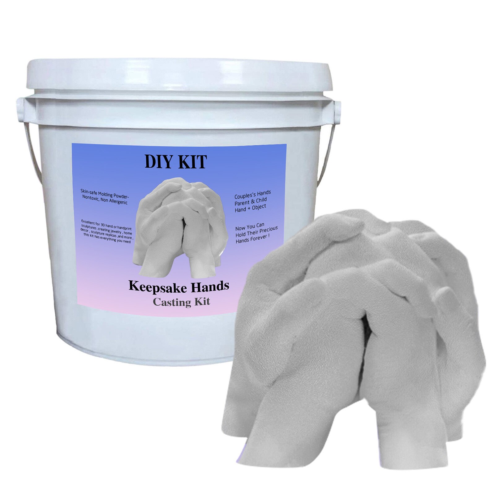 Bebé mano Kit de impresión de huella de pie barro recuerdos para bebés molde cien días de Recuerdo Diy yeso estatua de moldeo