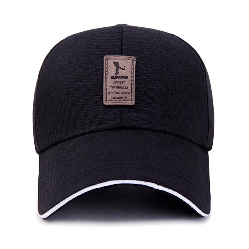 Lente Eenvoudige Verlengd Dakrand Baseball Cap Mannen Zonnebrandcrème Zonnescherm Leisure Zonnehoed Zomer Golf Hoed