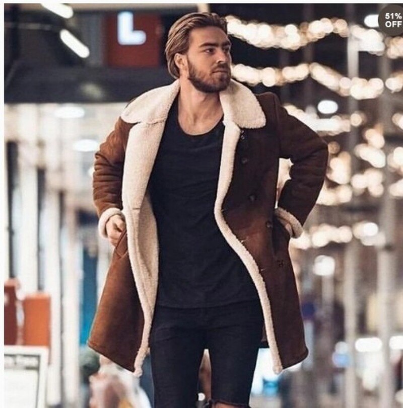 Roupas masculinas 2020 europeu americano novos jaquetas masculinas inverno polar velo casual moda quente jaqueta