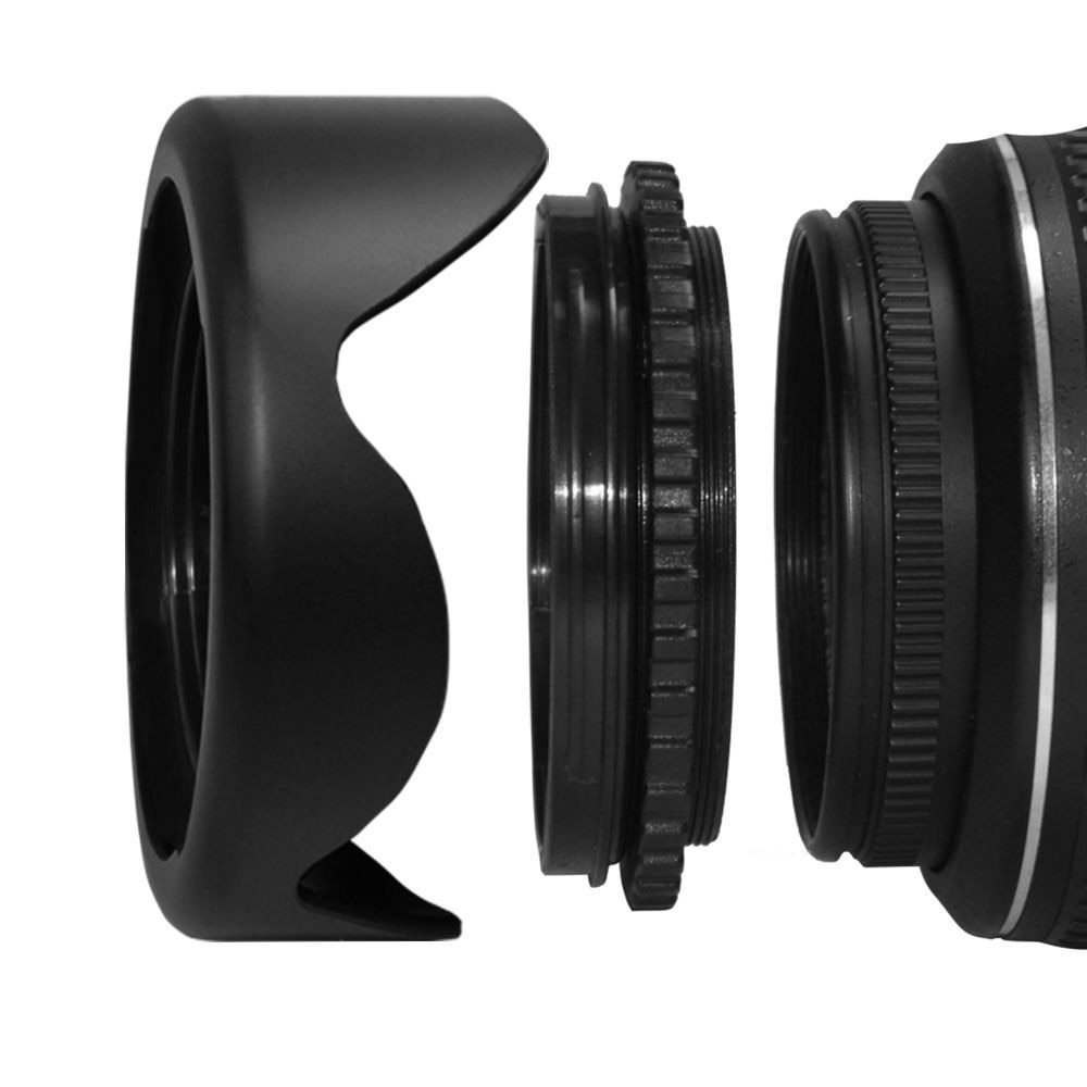 Reversible Tulip Petal Flower Lens Hood 49mm 52mm 58mm 55mm 62mm 67mm 72mm 77mm 82mm Camera Lente for Canon Nikon Sony DSLR