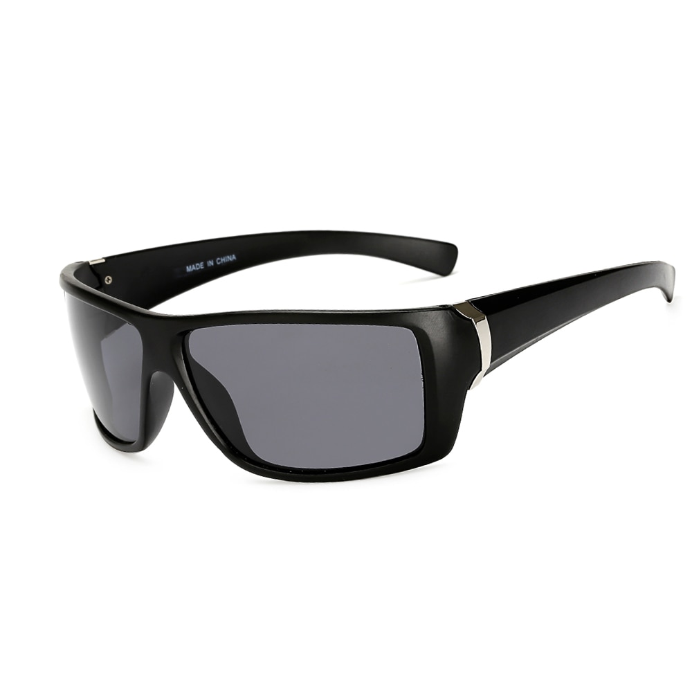AIELBRO hommes polarisé cyclisme lunettes de soleil dégradé mâle conduite verre UV400 polarisé lunettes Style lunettes lunette: C01 SandBlack Grey