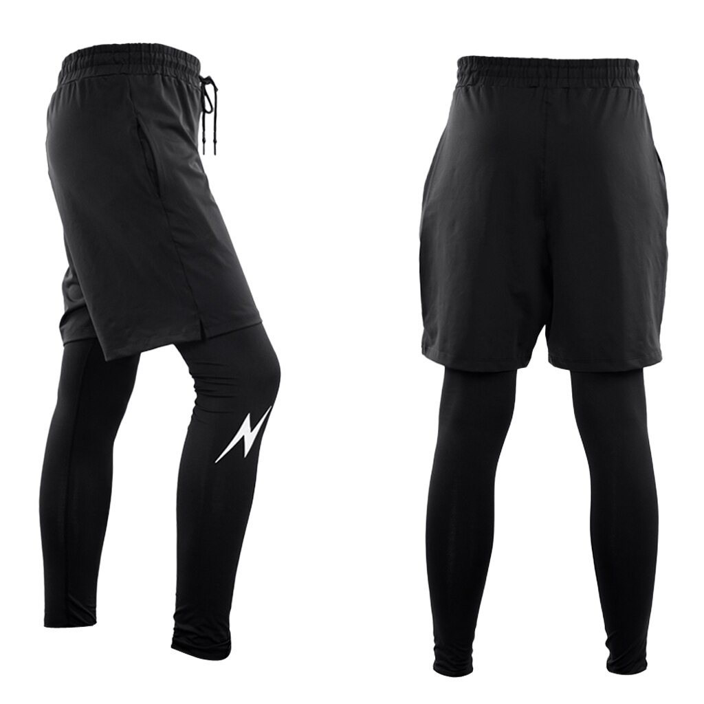 Men Sports Leggings Fitness Pants Quick Dry Running Compression Sports Pants for Rock Climbing Running Water Sports Cycling