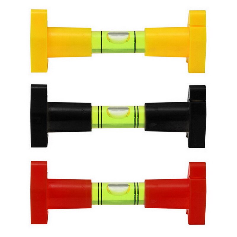 1pc Pocket Line Hanging Spirit Level Brick Rope Cord Wire String Bubble Hanger Black