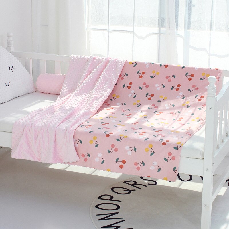 Baby Wieg Quilts Bed Linnen Peas Minky Rustgevende Dekens 100% Katoen Comfort Dekbedovertrek Pasgeboren Beddengoed Set Voor Peuter Zuigeling: 13 quilt cover