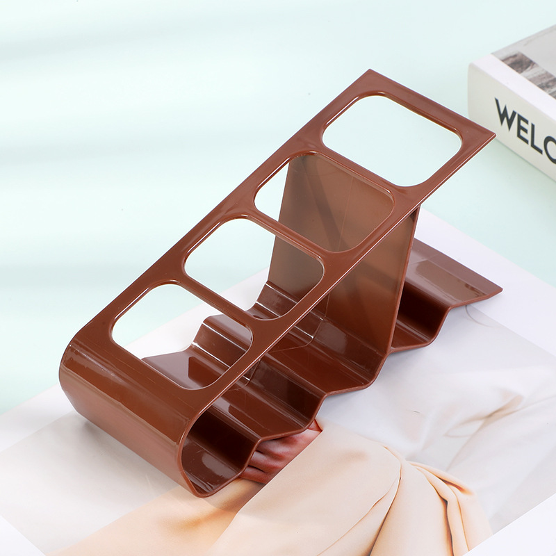 4-Grid Storage Rack Tv Air Conditioning Remote Control Stand Holder Desktop Shelf Sundries Organizer Home Office Storage Holders: green