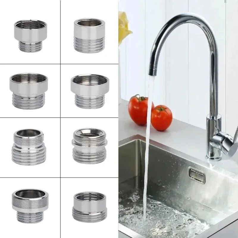 Stainless Steel Faucet Connector M22 To M20 M18 M1/2" Thread Joints Water Purifier Accessory Kitchen Water Tap Adapter Fittings