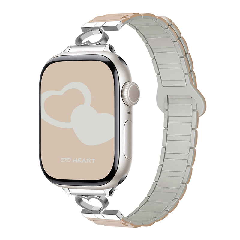 magnetische bandjes voor Apple Watch Band 45 mm 44 mm 40 mm 42 mm 46 mm 41 mm 49 mm 38 mm siliconen armband IWatch Series 10 SE 9 8 7 Ultra 2: zwart grijs / 12mm