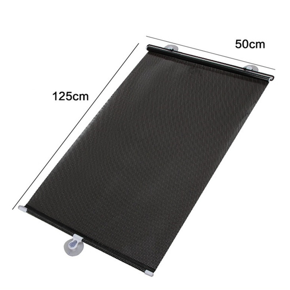 Infällbar bil fram vindruta solskydd bakrutan solskydd bil uv skydd gardin för suv lastbil 40cm/50cm/58 cmx 125cm
