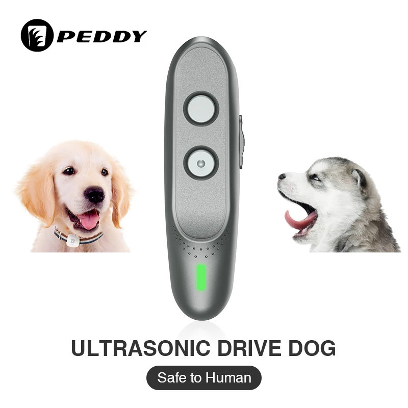 Dog Training Device Ultrasonic Anti-Barking Dog Repellent Handheld Tools With LED Safe Expel for German Shepherd