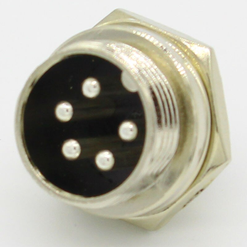 1set GX16 5 Pin Male & Female Diameter 16mm Wire Panel Connector L73 GX16 Circular Connector Aviation Socket Plug
