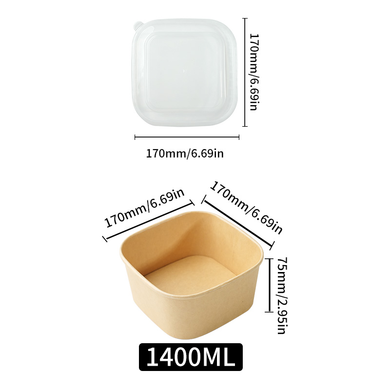 Quadratische Kraftpapier-Quadrat-Lunchbox, Einweg-Lunchbox, schnell-Lebensmittel-Verpackungsbox, Papierschalen mit Deckel, quadratische Bento-Boxen für Höhle Haushalt: Lila