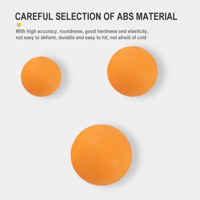 Table Tennis Ball 50/100 PCS Bulk ABS Ping Pong Ball 3-Star 40+ Standard Size Training Ball for Game Matches For Athlete