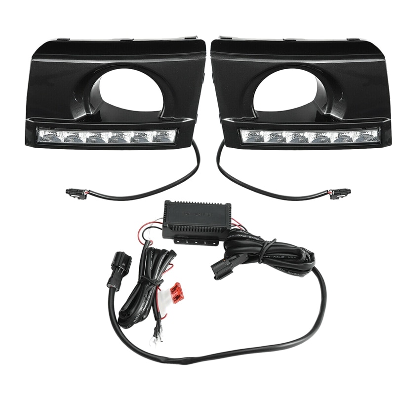1 paar Auto Tagfahrlicht DRL LED Tageslicht Nebel Lampe Abdeckung Für Hyundai Tucson 2005: Ursprünglich Titel