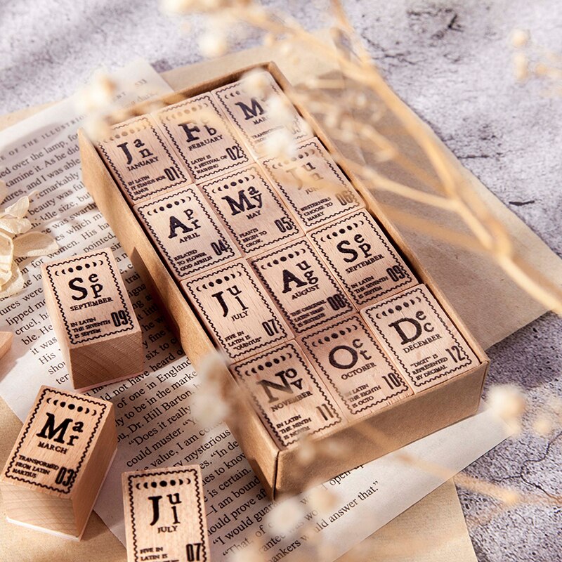 1pakcs/LOT time Planning Bureau series stamp DIY wooden rubber stamps stationery scrapbooking standard stamp