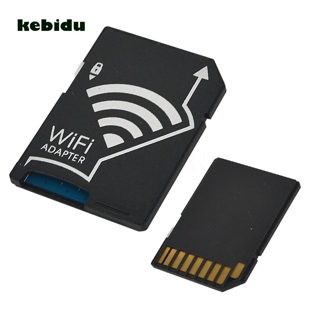 kebidu Wireless Micro SD MicroSD TF SDHC Flash Card Converter Transfer Wifi Adapter for iOS for Android Device for Camera