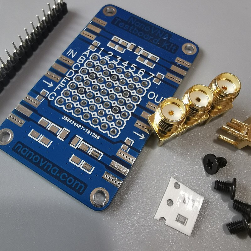 Neueste NanoVNA Testboard Bausatz VNA Vektor Netzwerk analysieren Prüfung Demo Gremium