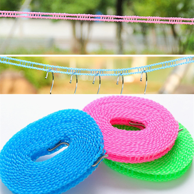 Acheter Corde à linge épaisse 1 pièce, corde à linge épaisse Portable améliorée, corde à linge pour sécher les vêtements, corde suspendue de Camping, corde à linge d'extérieur