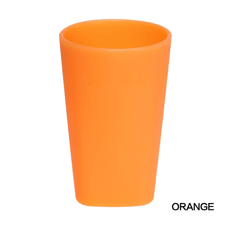 Silikon glass til Øl og Vin 400ml - Uknuselige Sammenleggbare Krus til camping: Oransje