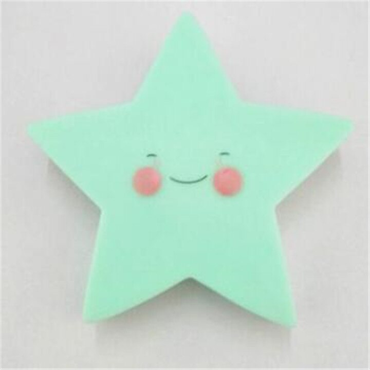 Cartoon Cute LED Kids Sleep Light Silica Gel Luminous Nightlight Lovely Lamp Sun Silicone Baby Room Light Toys: Star D