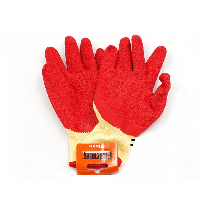 1 paire de gants de travail en Latex de Nylon utiles Anti-coupure et antidérapant