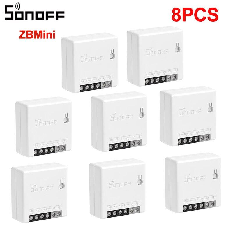 Sonoff zigbee zbmini diy smart switch relæ breaker smart home modul mini tovejs switch stemmestyring via ewelink alexa google