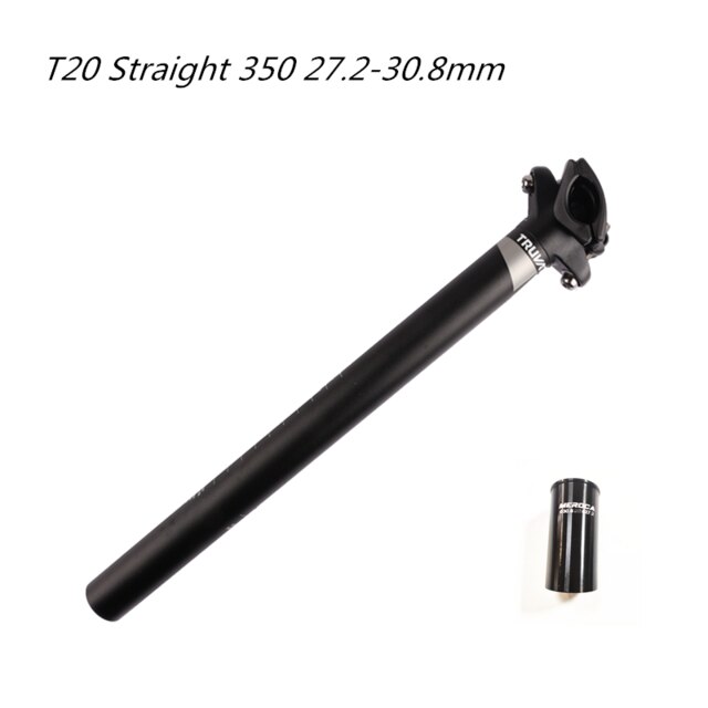 SRAM Truvativ T20 sztyca 350mm/400mm rower ze stopu aluminium Bicyle prosto/Setback siodło sztyca sztyca podsiodłowa: 350 27.2-30.8
