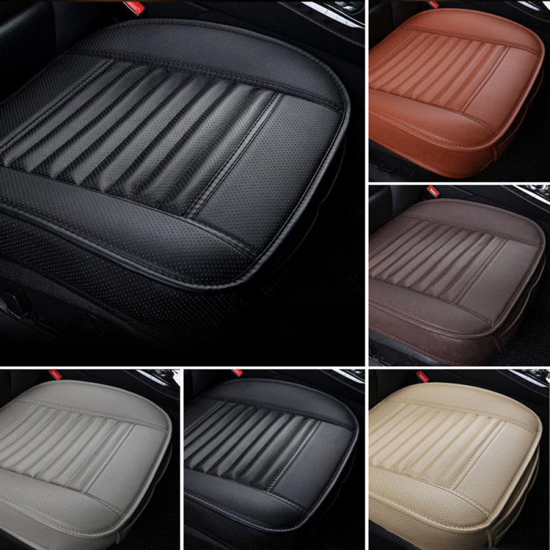 Car Front Seat Cushion Auto Seat Pad PU Leather Seat Pad Breathable Cushion Protection Pad Memory Foam Non-Slip Cushion Pad