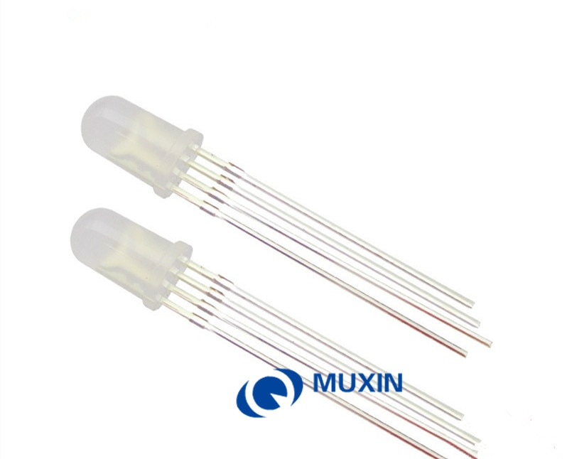 W 100 Unidades De 5 Mm, 4 Pines, Led Rgb, Ánodo Común, Rojo | Meses Sin Interés - Foto 7