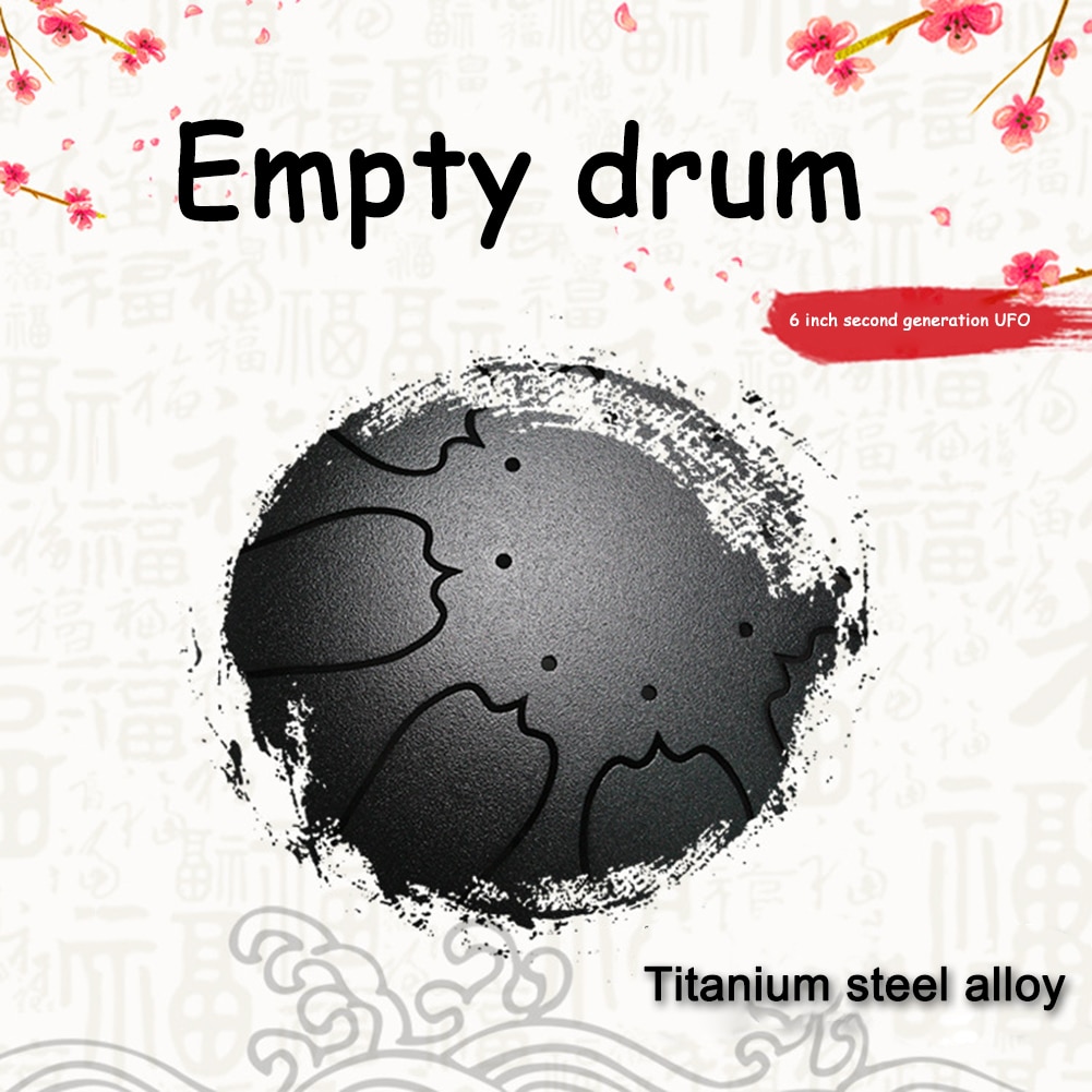 Staal Tong Drum 6 Inch 8 Tune Hand Pan Drum Set Tank Hank Drum Met Drumstick Pad Draagtas Percussie instrument