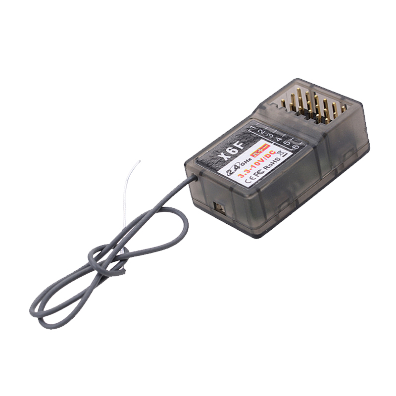 DUMBORC X6F/X6FG/X6DC/X6DCG 2.4G 6CH Radio Control System Receiver for X4 X5 X6 X6P Transmitter RC Car Boat Remote Controller