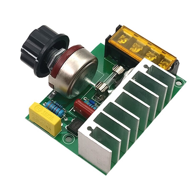 Régulateur De Tension SCR 6000W 220V | Contrôle Vitesse Moteur Et Luminosité | Pour Fil Chauffant, Lampes