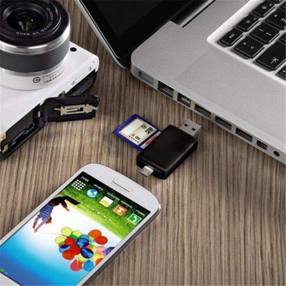 Multifunctional OTG Card Reader Micro SD / SD Card / USB Reader