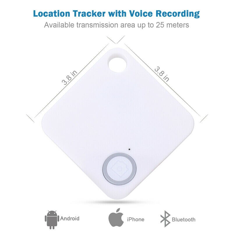 Mini tile bluetooth4.0 rastreador companheiro bateria substituível item rastreador gps para localizador animal de estimação chave anti-roubo dispositivo baixo-powe anti-perdido