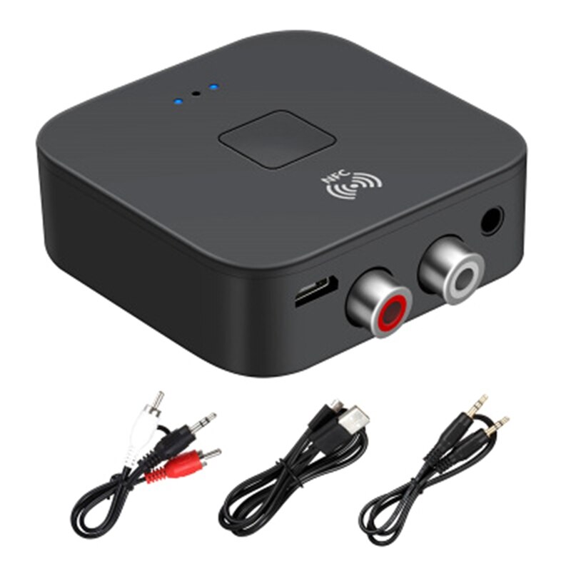 5.0 Bluetooth Audio Receiver, Wireless Bluetooth AUX3.5 Interface, Suitable for Old Speakers