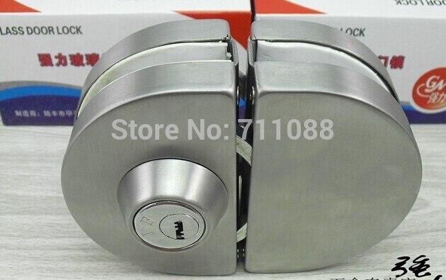 Dooren Strong coupe glass lock glass door lock circular double door lock 6318,for double door