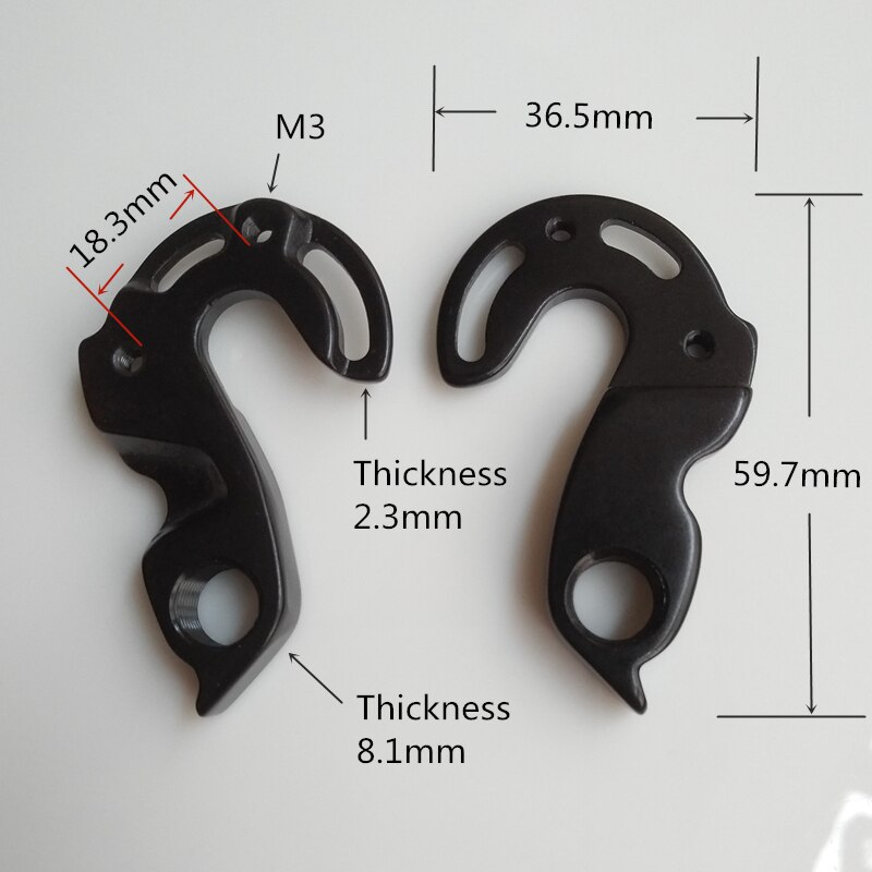 Percha de cambio de marchas para ciclismo, accesorio para CANNONDALE Scalpel Bad Boy , serie Trail hardtails AKA KP048 Trail RZ 120, aleación de Flash, 1 ud.