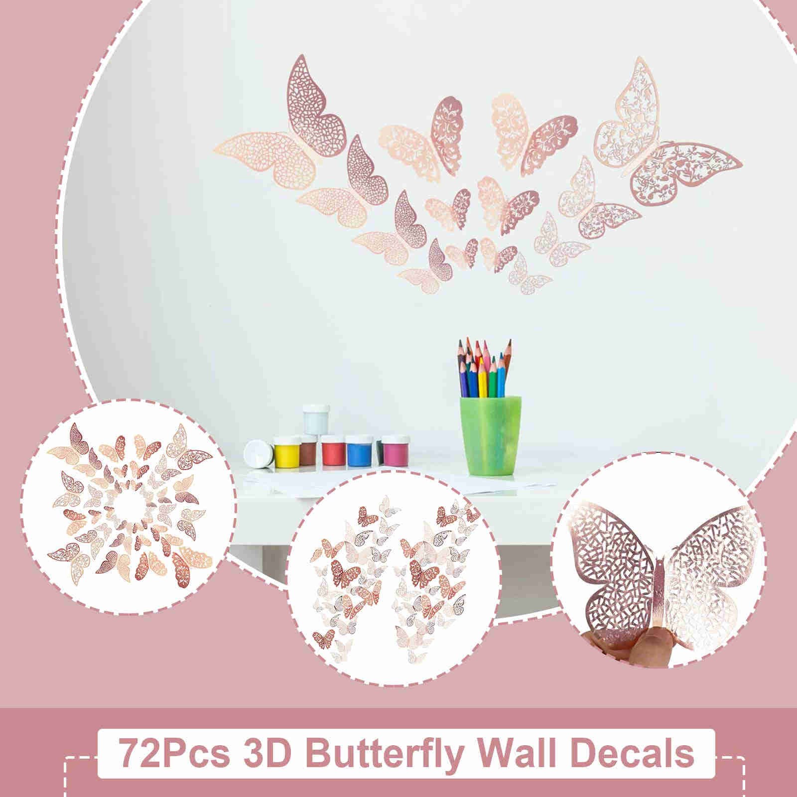 decalmile Hangende Blauwe Roos Bloem Muurstickers Aquarel Bloemenrank Muurtattoo Meisje Kamer Slaapkamer Woonkamer Sofa TV Achtergrond Wanddecoratie